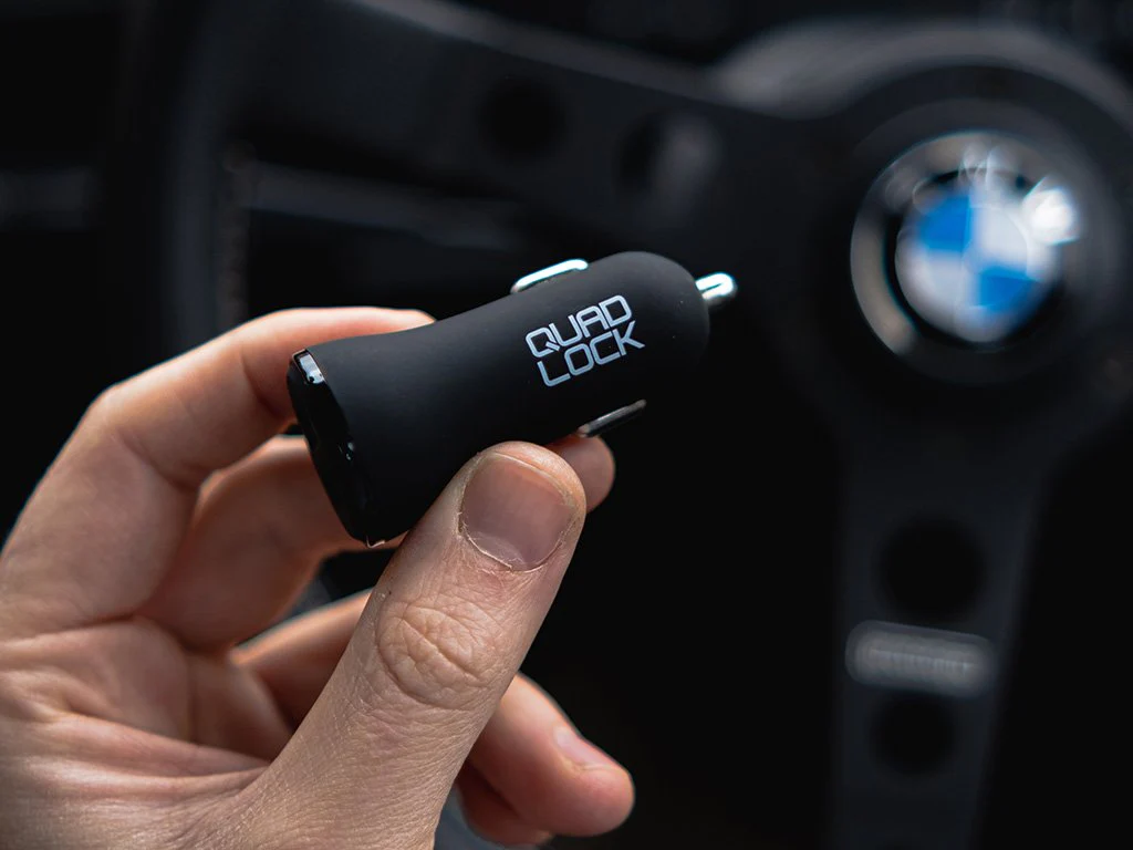 Quad Lock 360 Accessory - Dual USB 12V Car Charger - Image 2