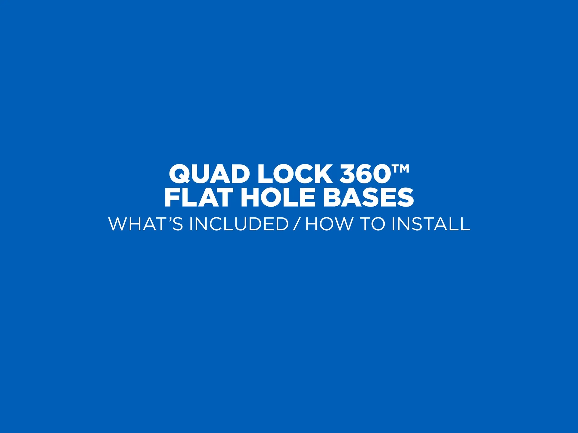 Quad Lock 360 Base - Flat Rectangle Bases - Image 9