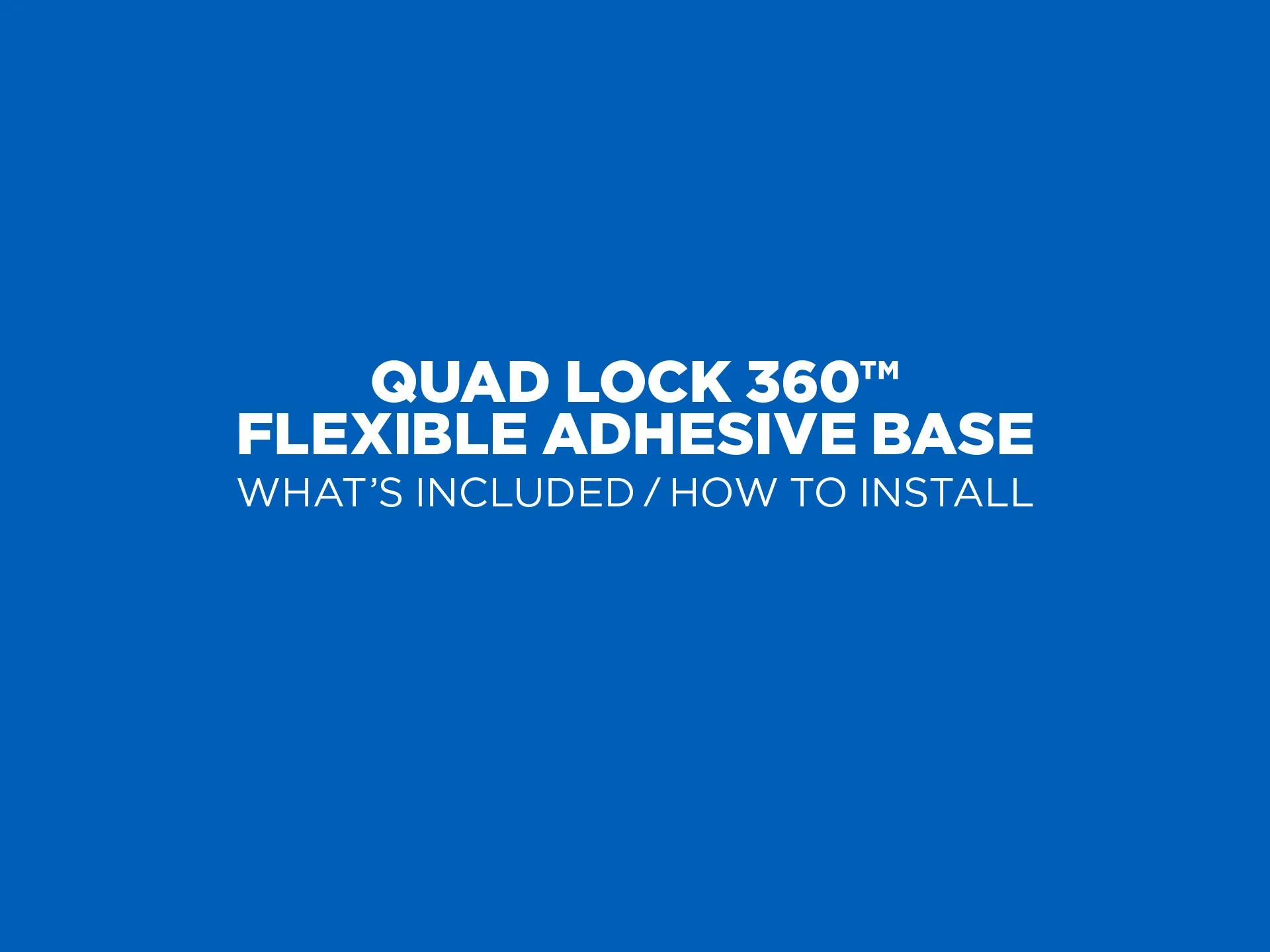 Quad Lock 360 Base - Flexible Adhesive - Image 6