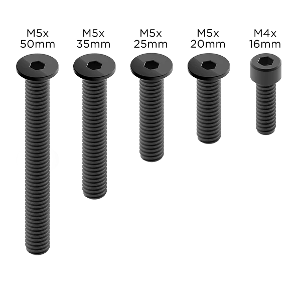 Replacement - PRO Screw Set Black - Image 2